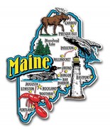 Maine Jumbo State Map Fridge Magnet - $147.10 MXN