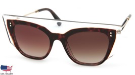 Valentino Va 4035 5087-13 HAVANA/TRANSPARENT Sunglasses 49-19-140 B42 Italy - £122.07 GBP
