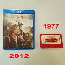1977 Walt Disney Storyteller Cassette The Hobbit An Unexpected Journey 2012 Dvd - £23.18 GBP