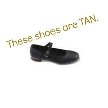 Capezio 3686 Adult Women&#39;s Size 10 Wide Tan U-Shell Buckle Tap Shoes - $29.69