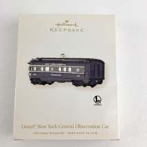 Hallmark Keepsake Ornament Lionel Train New York Central Observation Car 2008 - £19.74 GBP