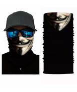 Face Cloth Bandana Neckerchief Wristband, Breathable Unisex,  Vendetta - £1.49 GBP+