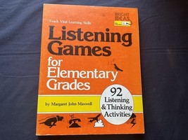 vintage 1981 Listening Games : Ninety-Two Listening and Thinking Activities - $9.99