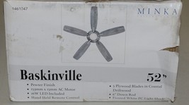 Minka 1461047 Baskinville 52 Inch Ceiling Fan Pewter Finish image 2