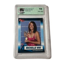 2004 Rookie Review Michelle Wie Pgi Graded Gem Mint 10 #96 14 Year Old Golf Lpga - $33.25