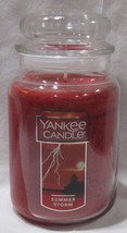 Yankee Candle Large Jar Candle 110-150 hrs 22 oz SUMMER STORM - $48.06