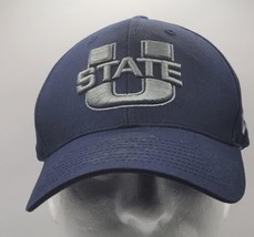 Utah State Aggies Navy Blue Strapback  Zephyr Cap Hat NCAA - $19.96