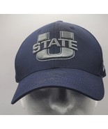 Utah State Aggies Navy Blue Strapback  Zephyr Cap Hat NCAA - $19.96