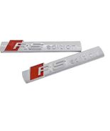 A Pair of 2 Chrome RS-edition Side Fender Emblems  8.9 cm Badge Stickers... - $29.99