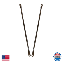 Timyrimy 34.6" Garden Swing Replacement Rods 2-Pack Bronze Metal Round Hang - $54.66