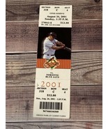 Baltimore Orioles vs Toronto Blue Jays 8/26/2001 ticket stub Baseball MLB - £5.56 GBP