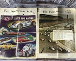 Indianapolis Star Supplement Indy 500 1966 1967 - Racing Promo Insert - £7.75 GBP