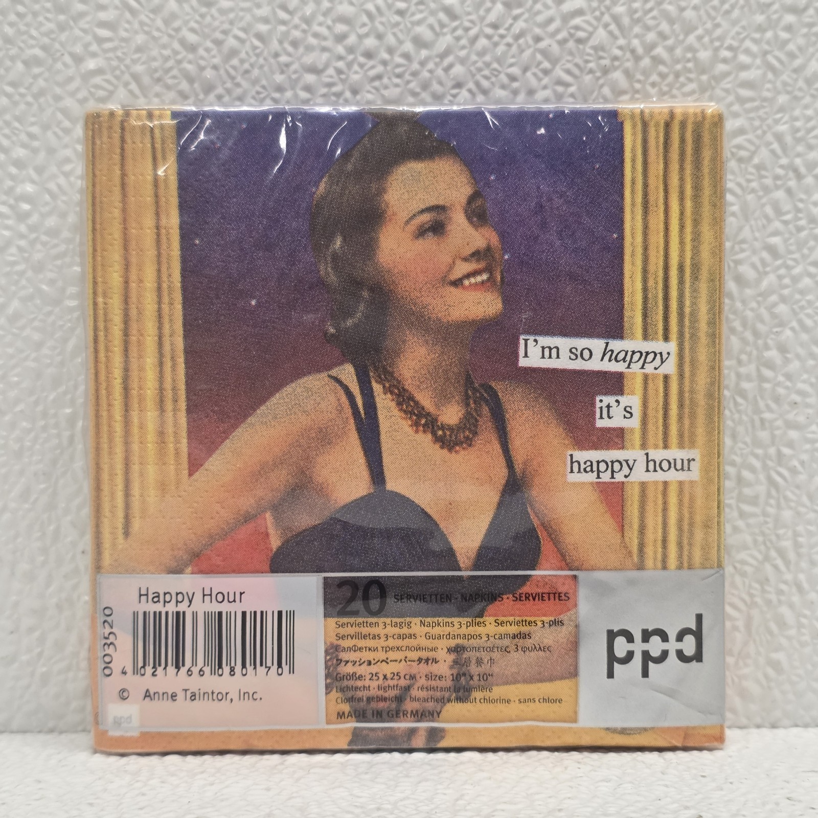 PPD Anne Taintor Woman I'm So Happy It's Happy Hour - 20 Bar Cocktail Napkins Item image 7