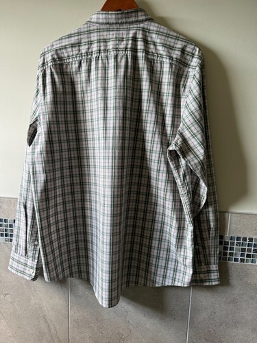 Michael Kors Green and Pink Plaid Men's Tailored Fit Cotton Sport Shirt SZ XL Item image 4