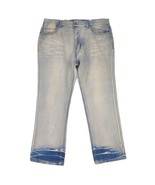 EPIC HERO Men&#39;s 42x32 Jeans, Bleached Distressed Baggy Grunge Streetwear... - $33.08 CAD