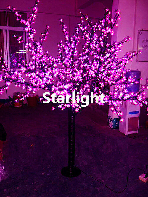 Primary image for 6.5ft Outdoor LED Christmas Light Cherry Blossom Tree Holiday Home Decor Pink