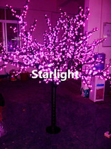 6.5ft Outdoor LED Christmas Light Cherry Blossom Tree Holiday Home Decor Pink - £331.63 GBP
