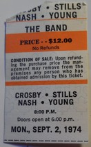 CSNY CROSBY STILLS NASH &amp; YOUNG 1974 Ticket Stub Toronto Varsity With TH... - £23.94 GBP