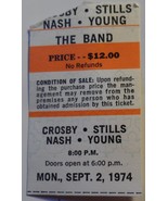 CSNY CROSBY STILLS NASH &amp; YOUNG 1974 Ticket Stub Toronto Varsity With TH... - $29.95