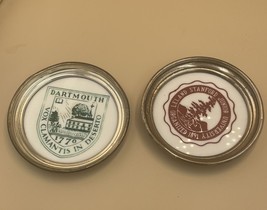 Rare Dartmouth &amp; Stanford Sterling Silver Coasters by Graff, Washbourne ... - $1,571.48 MXN