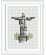 Christ the Redeemer Cross Stitch Brazil Pattern pdf – Christ Statue cross stitch - $3.29