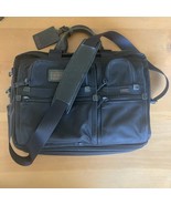 Tumi Bag Alpha Ballistic Nylon Briefcase Black Expandable 26141DH Travel... - €38,90 EUR