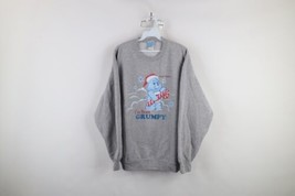 Vintage Y2K 2004 Care Bears Womens XL Christmas Grumpy Bear Sweatshirt Gray - $69.25