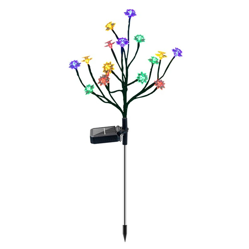 Solar Garden Decorative Stake Light Outdoor LED Flowers Tree scape Lawn Lights f - £97.84 GBP