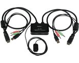 StarTech.com 2 Port USB VGA Cable KVM Switch - USB Powered with Remote S... - £56.57 GBP
