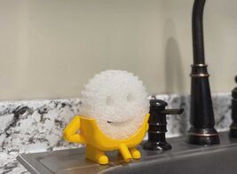Scrub Daddy Kitchen Sink Friend! Sponge Holder-Funny Adult Gift - $16.48