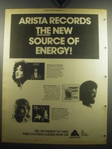 1975 Arista Records Ad - Melissa Manchester; Gil Scott-Heron, Barry Manilow - £14.82 GBP