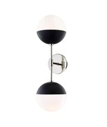 Mitzi Renee Two Light Wall Sconce in Style Polished Nickel/Black H344102... - $186.12