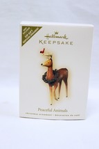 VINTAGE 2007 Hallmark Keepsake Ornament Peaceful Animals Reindeer VIP - £19.46 GBP