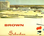 Brown Suburban Menu Louisville Kentucky Famous Hot Brown 1960&#39;s - $84.40