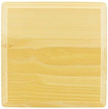 SQUARE PLAQUE 6 3/4&quot; x 3/4&quot; WOOD Unfinished Wooden craft decoupage DEMIS... - $32.02