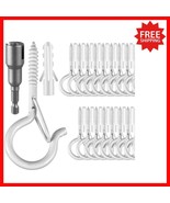 Heavy-Duty Screw-in Hooks - 50 Pcs for Safe Outdoor Decoration &amp; String ... - $945.06 MXN