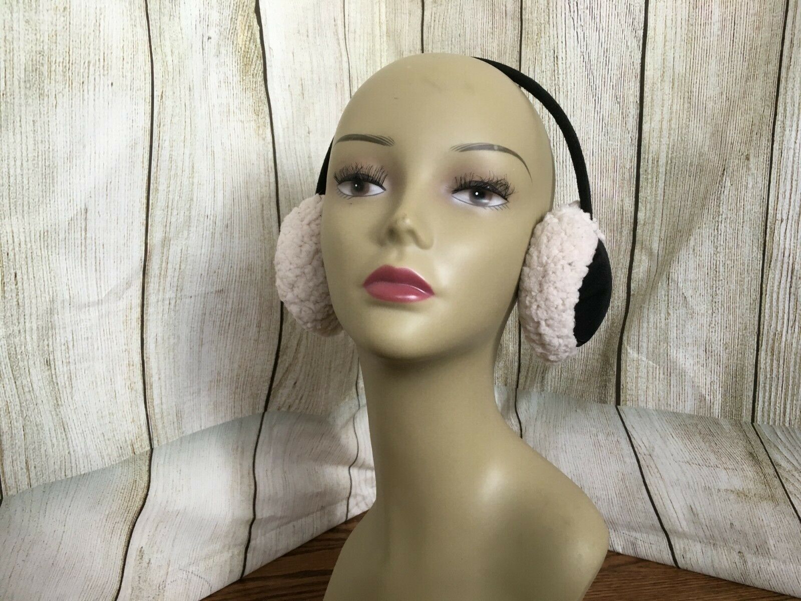 Faux Shearling Earmuffs (Black or Brown) - $11.99