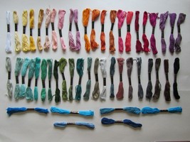 LE PAON Embroidery Floss Sampler Rainbow Colors Pack of 50 Skeins Threads - £11.50 GBP