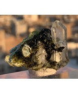 18 Gram Natural Quartz with Epidote Specimen From Pakistan, Quartz Cluster - $75.00