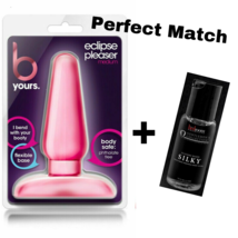 Perfect MATCH-SILKY Silicone+Anal PLUG-GIFT For COUPLES-FAST Shipping - £19.12 GBP