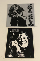 Vintage Janis Joplin Vinyl Sticker Lot 4.25&quot; + 5&quot; - £10.11 GBP