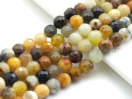 High Quality Natural Pitersite Beads, Round Faceted 6mm/8mm/10mm/12mm, sku#U648 - $9.90+