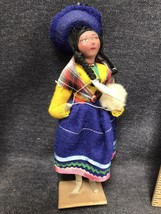 Vintage Peruvian Ethnic Dolls Cloth Folk Art Hand Made all original - £3.89 GBP