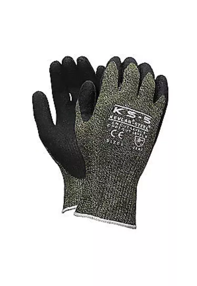 MCR SAFETY Cut Resistant Gloves 9389S, Small,  Black,/Green - $15.99