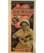 Pennsylvania Dutch Folk Festival Vintage Travel Brochure Kutztown BR12 - £6.22 GBP