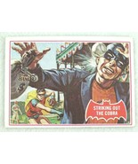 1966 Topps Batman Red Bat Puzzle Back Card #27A Striking out the Cobra b... - £7.85 GBP
