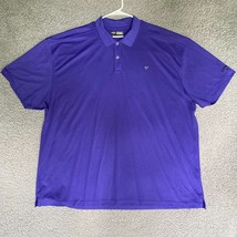 Callaway Polo Shirt Adult 4X Opti Dry Purple Outdoor Golf Preppy Casual ... - $28.30