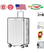 PVC Luggage Protector Cover - Fits Most 24-Inch Suitcases, Dust-Proof De... - $297.56 MXN