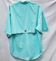 Columbia Men's XLT PFG Bahama II Vented Short Sleeve Shirt, Gulf Stream image 3