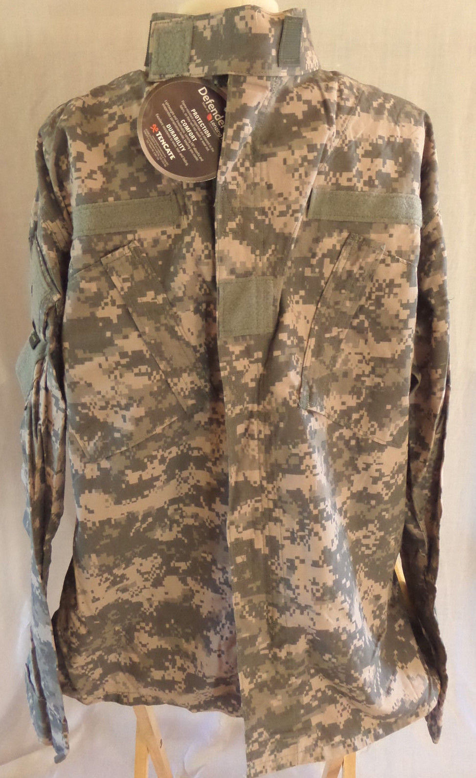 New Military ACU Digital Camo Mens LRG LONG Shirt NSN: 8415-01-548-3202 - $17.77